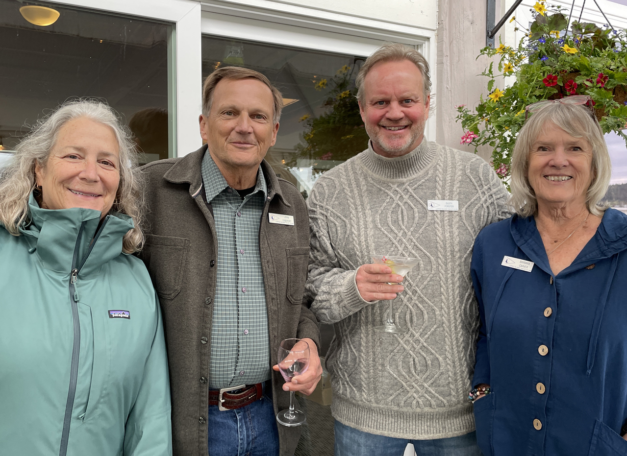 Pamela Morais (FHSC) with John, Dusty, and Barbara
